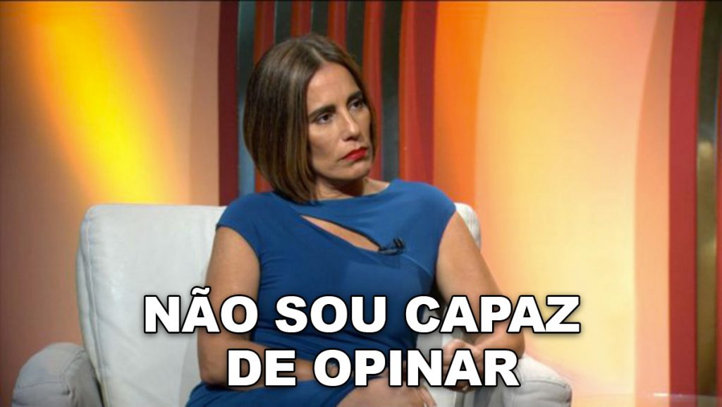 Meme da atriz Glória Pires: "Não sou capaz de opinar"