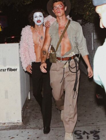 Shawn Mendes com fantasia de Indiana Jones