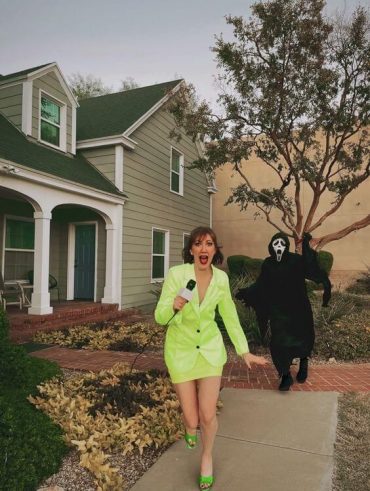 Fantasia de casal: Ghostface e Gale Weathers