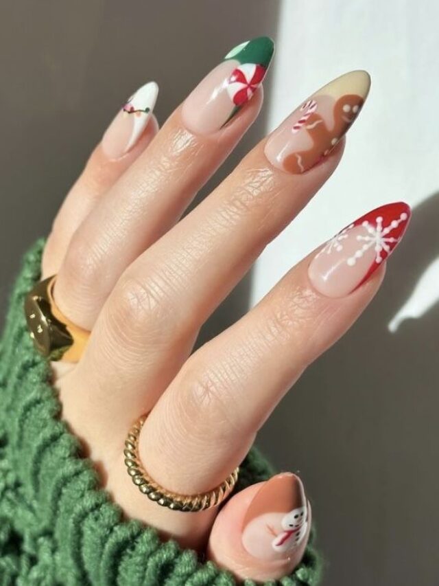 Unhas para o Natal: veja inspirações de decorações