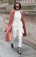Looks para usar com vestido sob calça