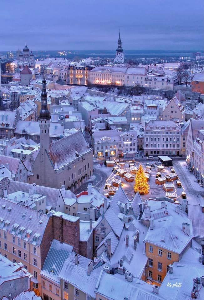 Tallinn, na Estônia, é a cidade perfeita para visitar no Inverno Europeu