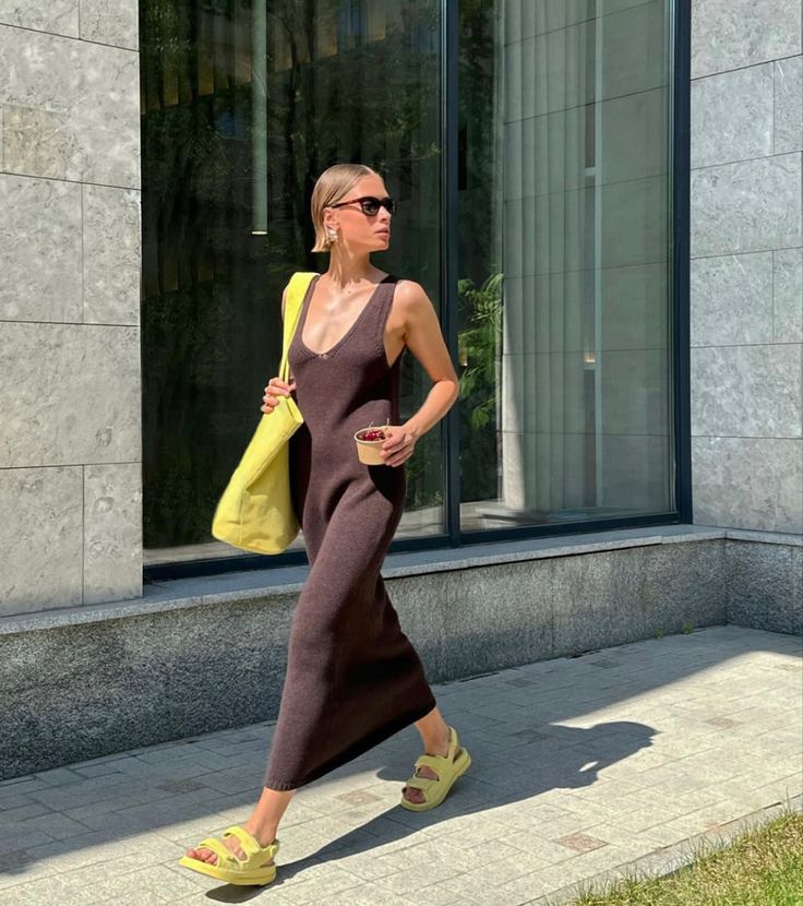 Vestido de tricô