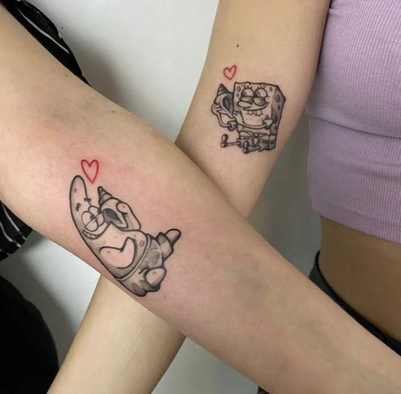 Tatuagens de amigas