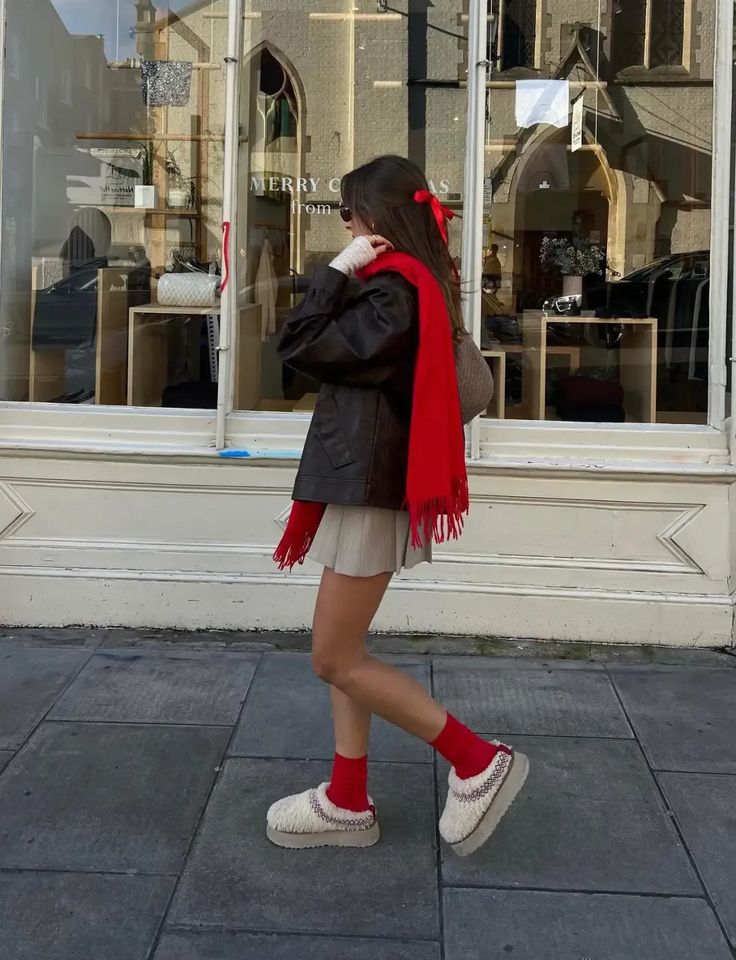 Inspirações de outfits com vermelho 