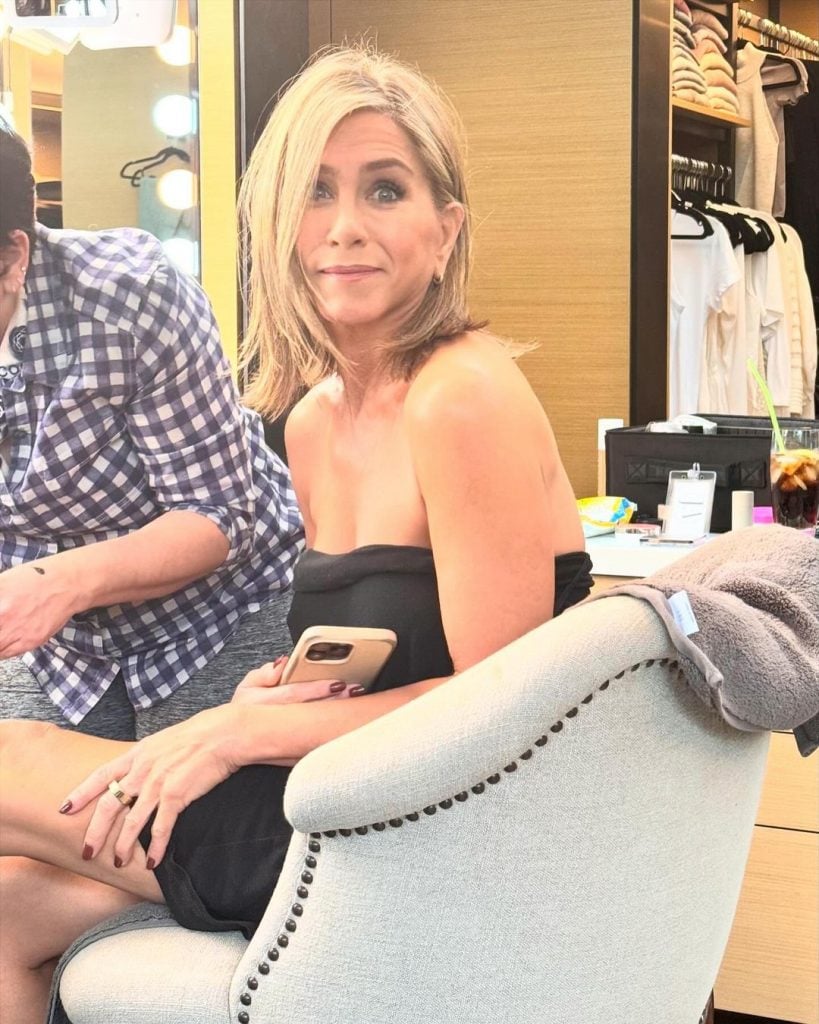 Cabelo curto e repicado da Jennifer Aniston