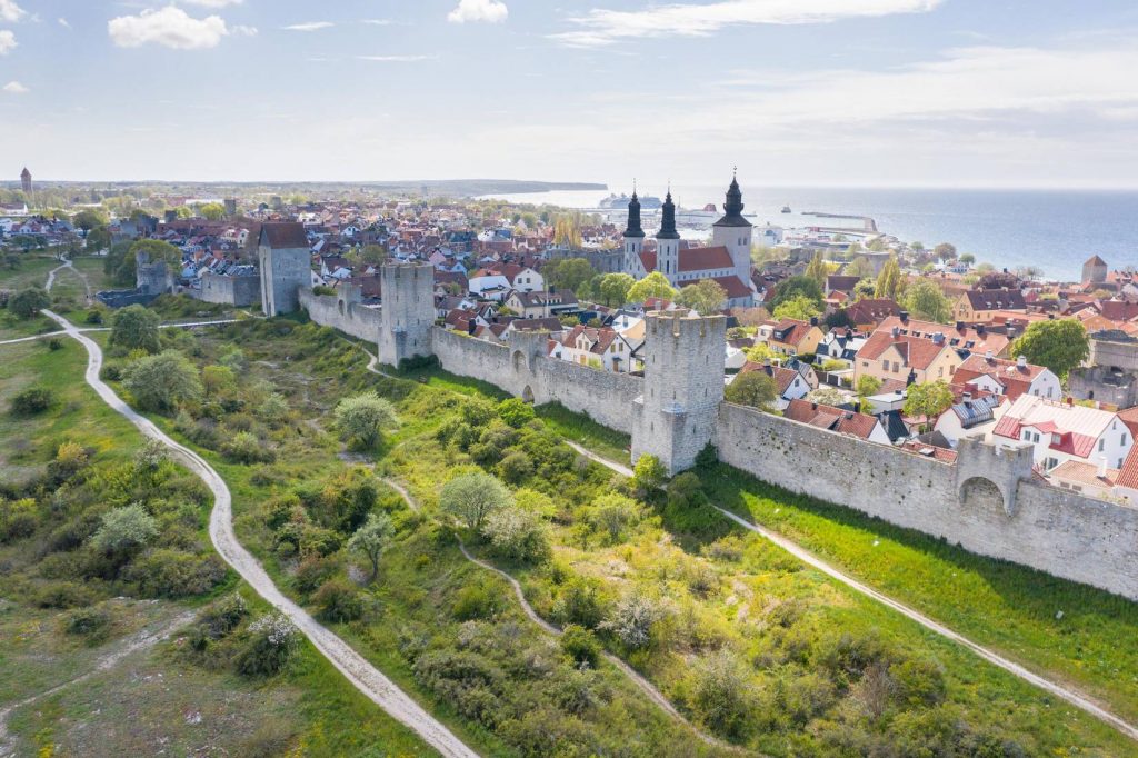 Gotland é uma das maiores ilhas do Mar Báltico 