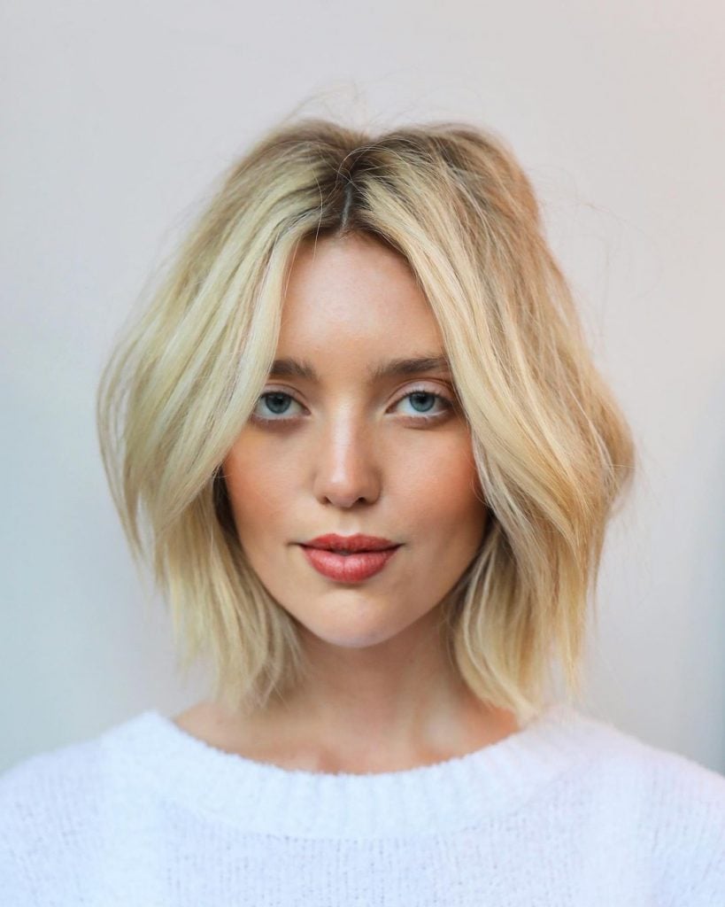 Ideia de cabelo curto e loiro