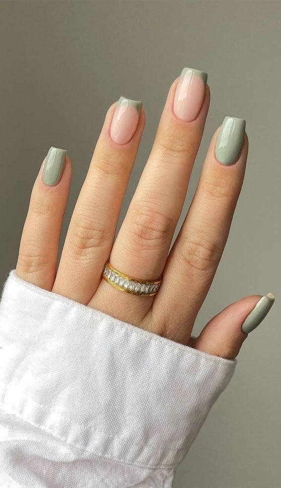 Ideia de esmaltação para unha quadrada