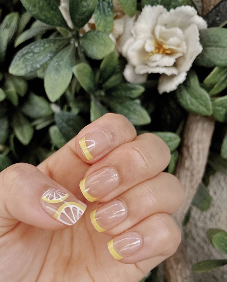 Nail art de fruta