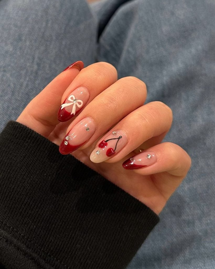 Vermelho cherry é a melhor opção para as unhas