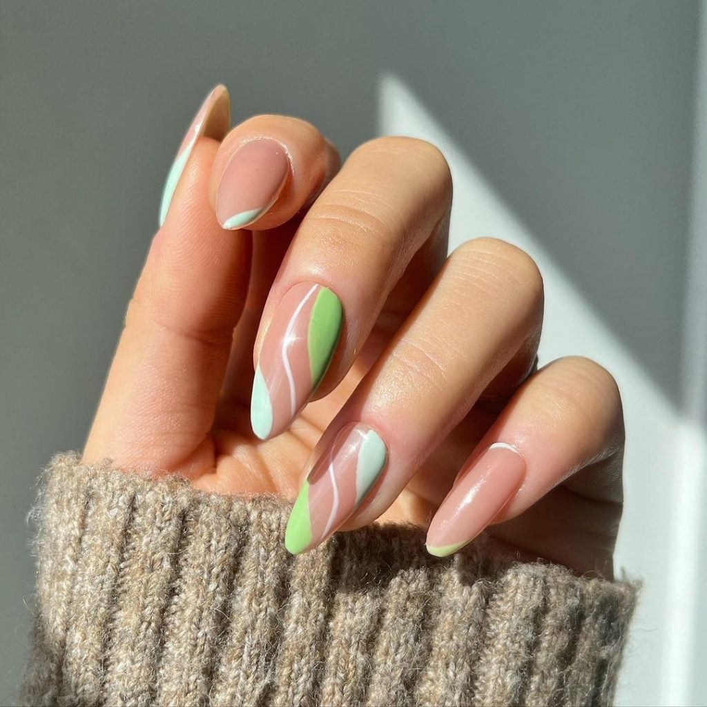 Inspirações de unha verde