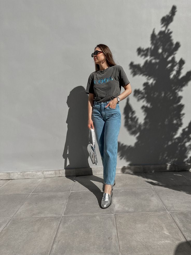 Mocassim é uma ótima escolha para usar com a calça jeans