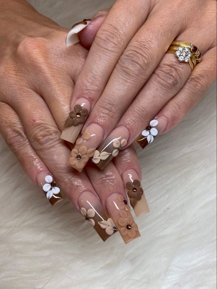 Ademais, confira ideias de unhas 3D