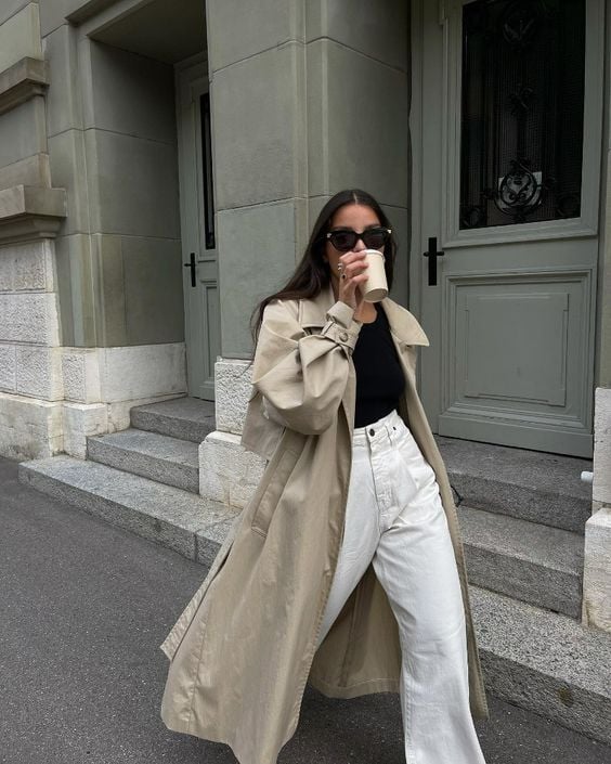como usar trench coat