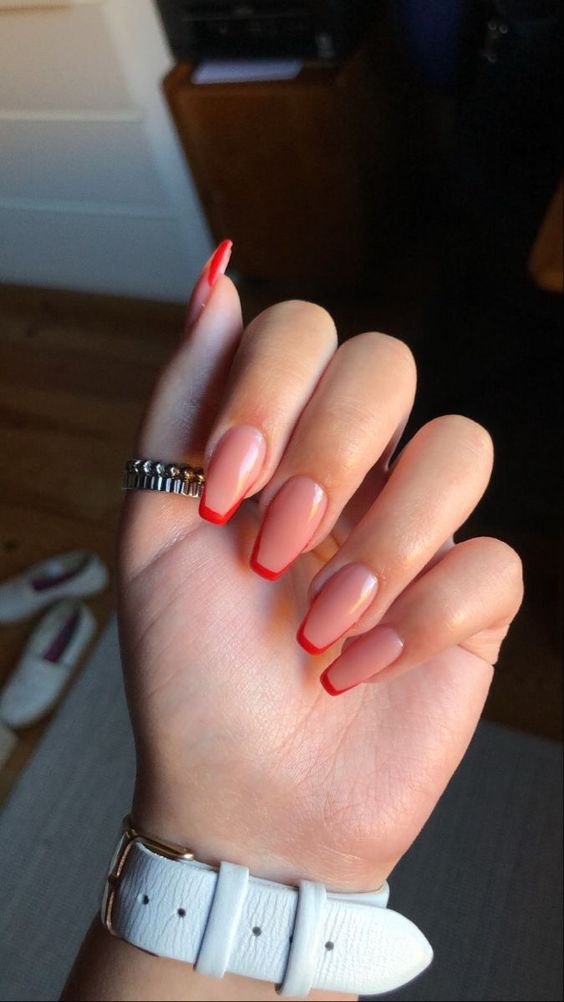 unhas vermelhas