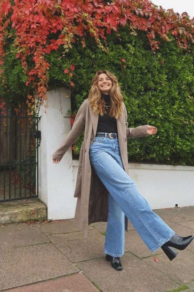 calça jeans com botas
