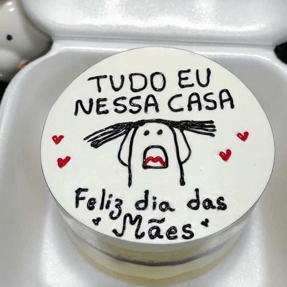 bolo divertido para o dia das mães