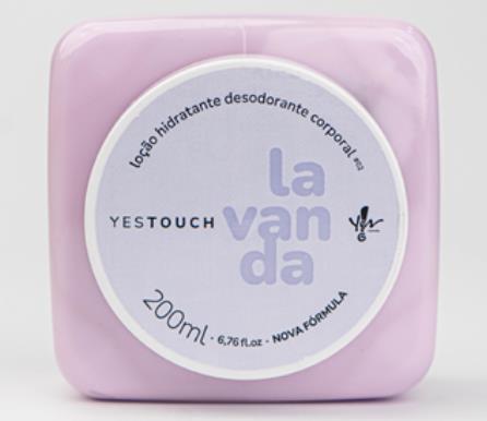 Yes! touch - loção hidratante corporal lavanda