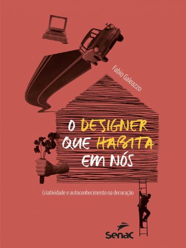 Livro em capa vermelha com título amarelo e branco