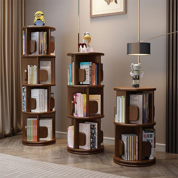 Estante de livros com design diferente