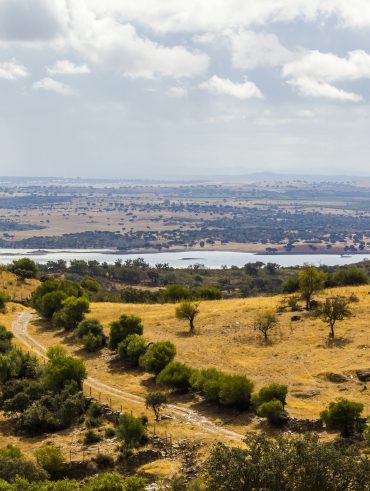 Imagem da vista do Lago Alqueva em Mosaraz