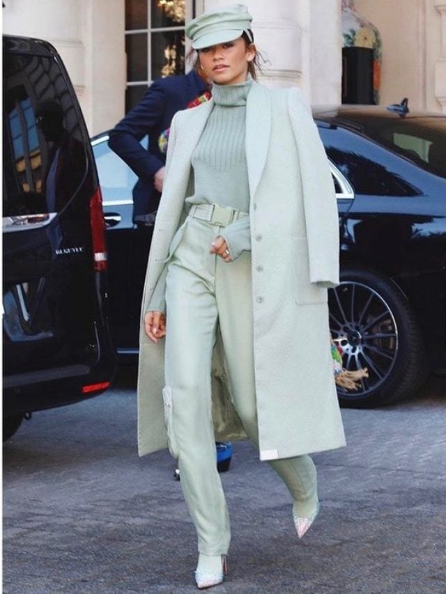 Look verde água