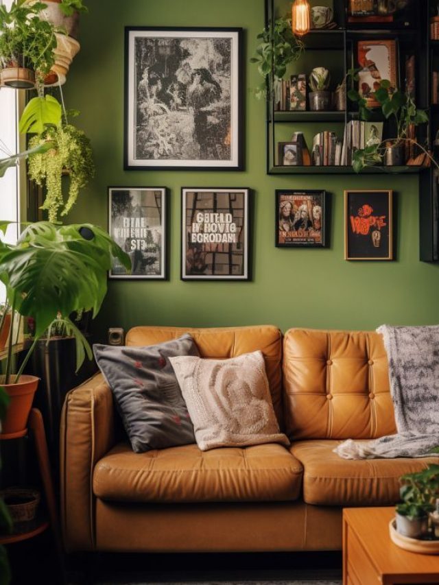 Parede verde na sala: como inovar na decoração