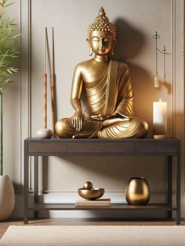 Inspiração zen: ideias para inserir o Buda na decoração