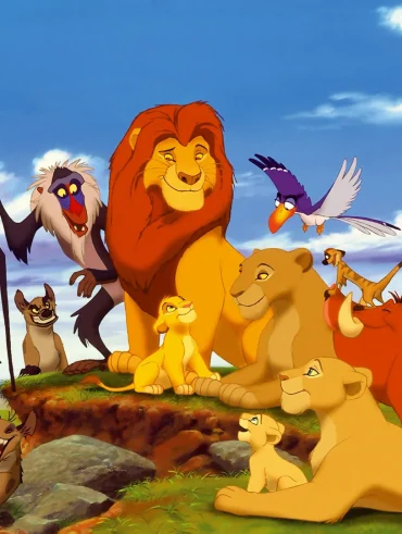 Imagem promocional do filme infantil O Rei Leão