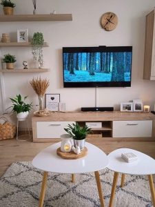 Sala com algumas plantas