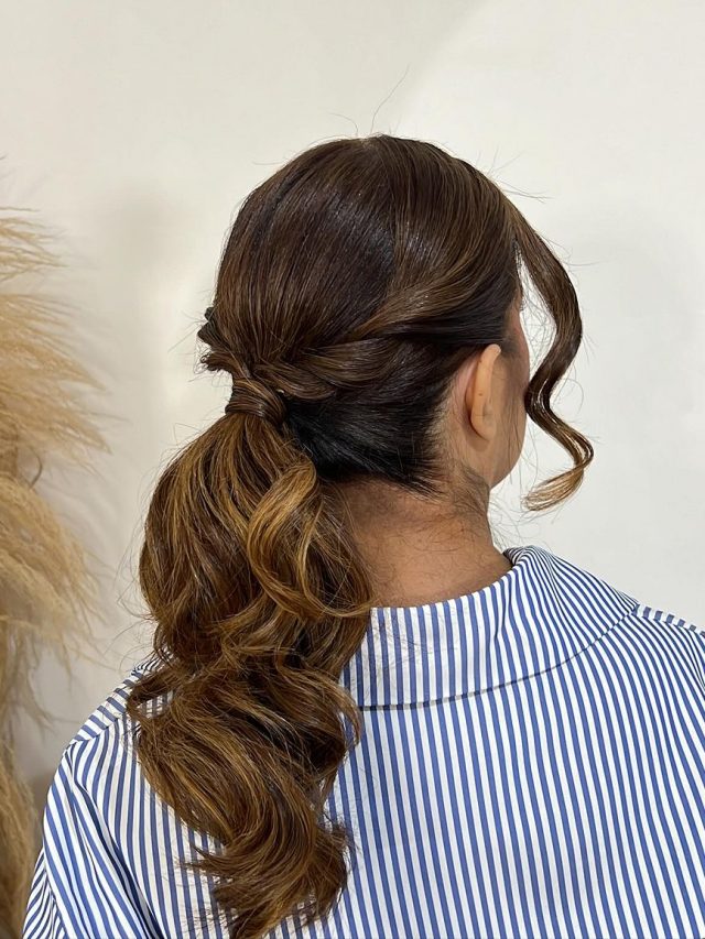 Penteado de madrinha de casamento