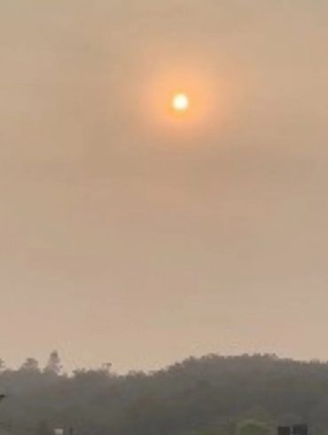 Cortina de fumaça das queimadas atinge Rio Grande do Sul