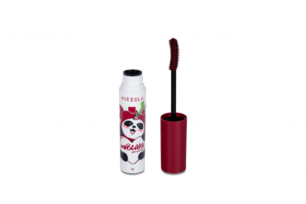 Embalagem de máscara Big No Panda Cherry, da Vizzela