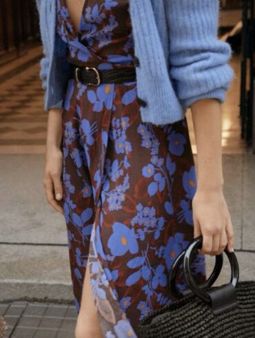 Look com vestido e cardigan