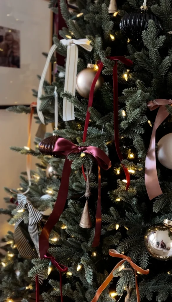 Árvore de Natal com laços