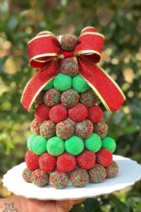 Árvore de Natal de doces