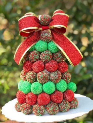 Árvore de Natal de doces