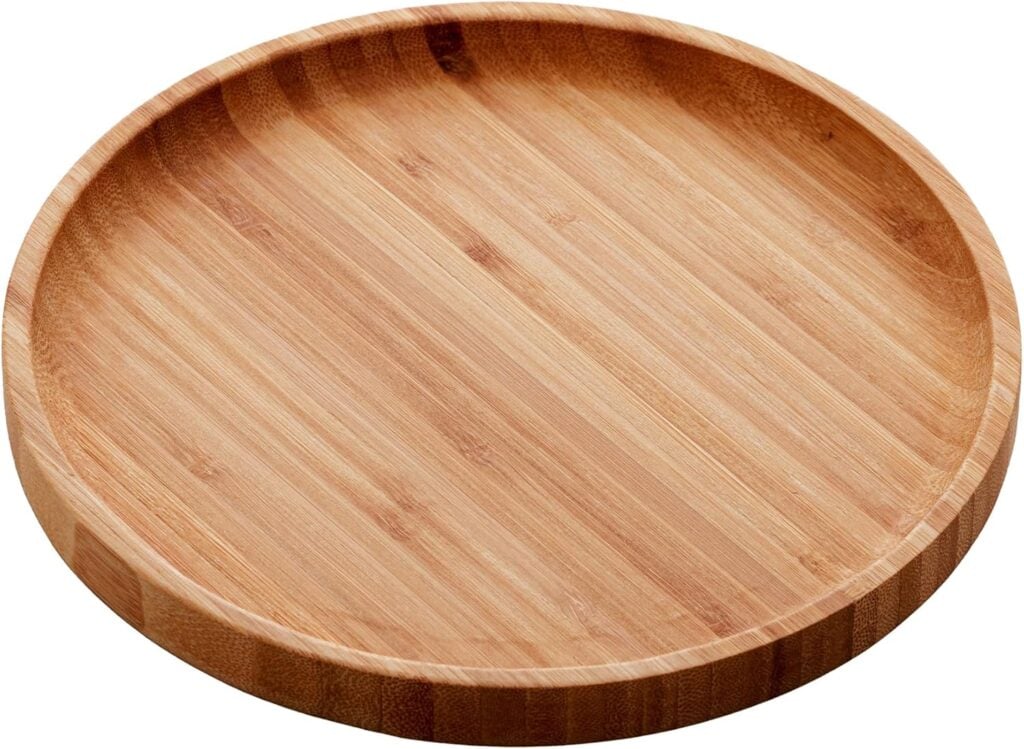 Bandeja de Bambu Round 20cm Lyor (R$ 21,88)