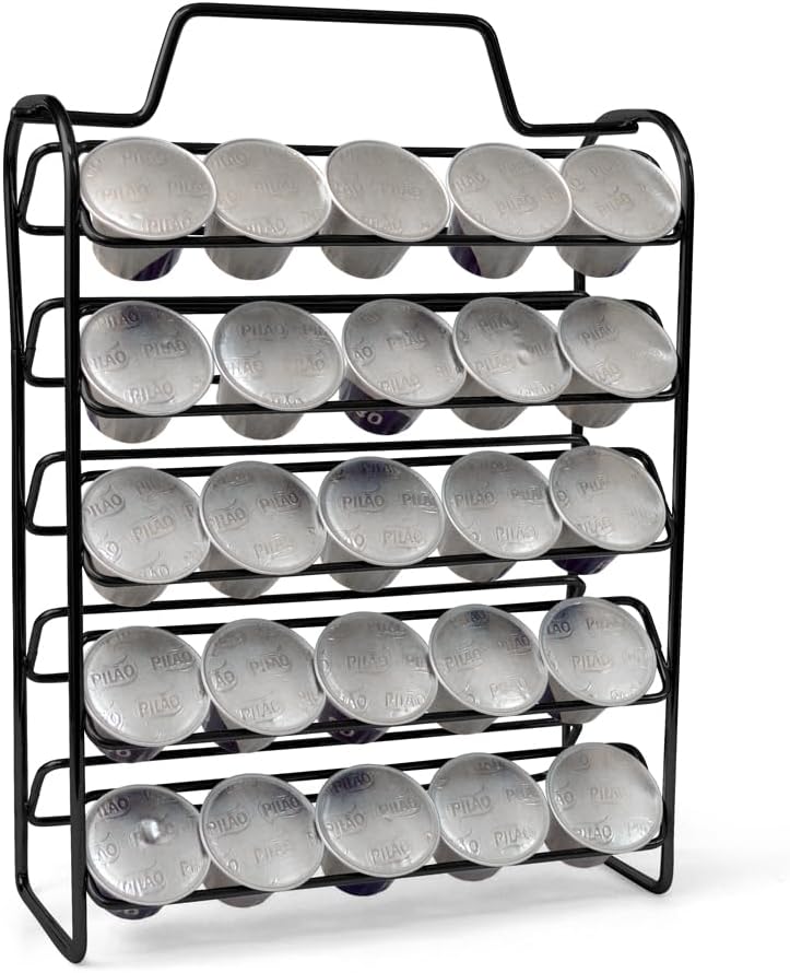 Suporte Porta Cápsulas para 50 unidades (R$ 29,90)