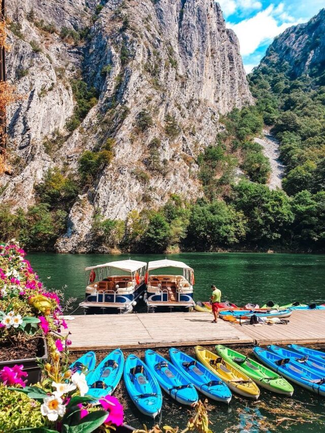 Paisagem da capital da Macedônia do Norte, Skopje
