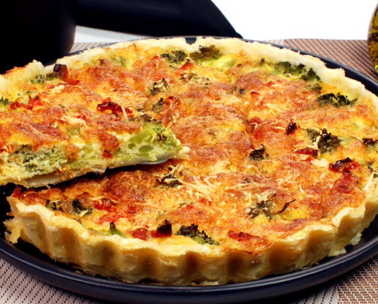 Ceia vegetariana: quiche vegetariana