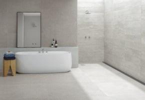Banheiro clean e minimalista
