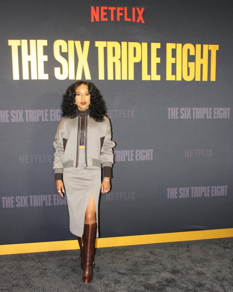 Kerry Washington com cabelo médio