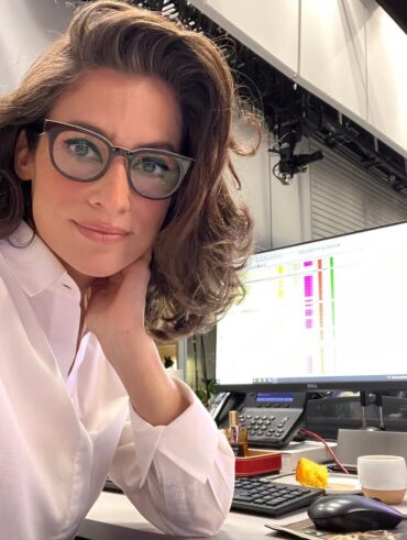 Renata Vasconcellos com cabelo bob