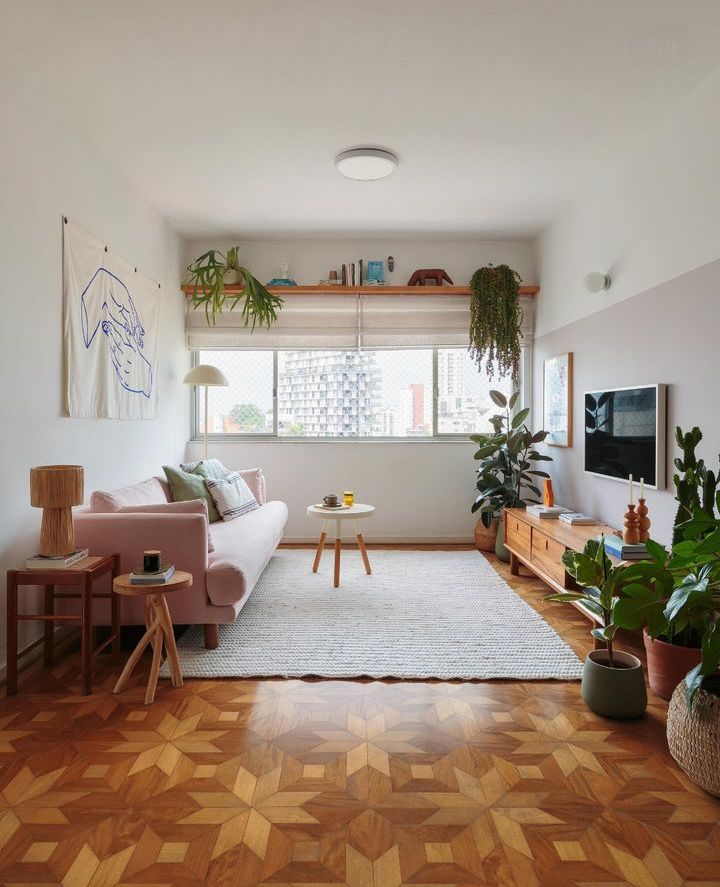 Sala de estar de apartamento