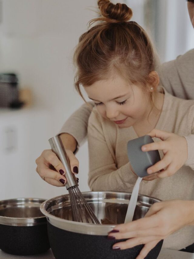 cozinhando com crianças