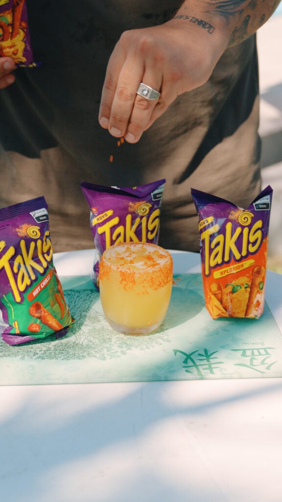 Drink Blaze Margarita com Takis