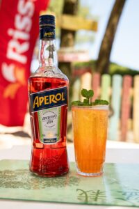 Drink de verão Aperol Fizz