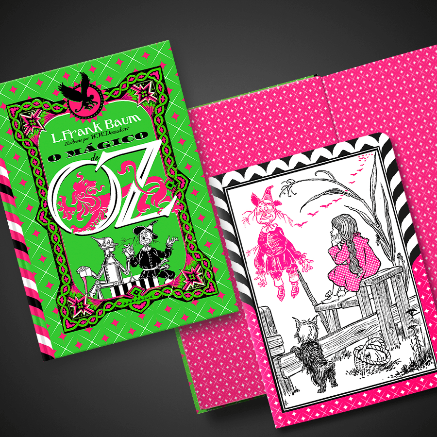 Capa do livro 'O Mágico de Oz'